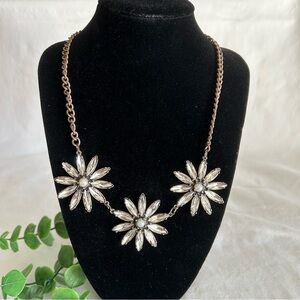 Vintage Floral Statement Necklace